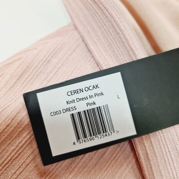 Ceren Ocak Knit Dress in Pink Large - Picture 10 of 16